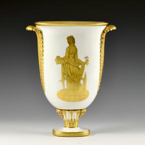 L'Ospitalità - Vaso piumato - Gio Ponti, Richard-Ginori, 1928